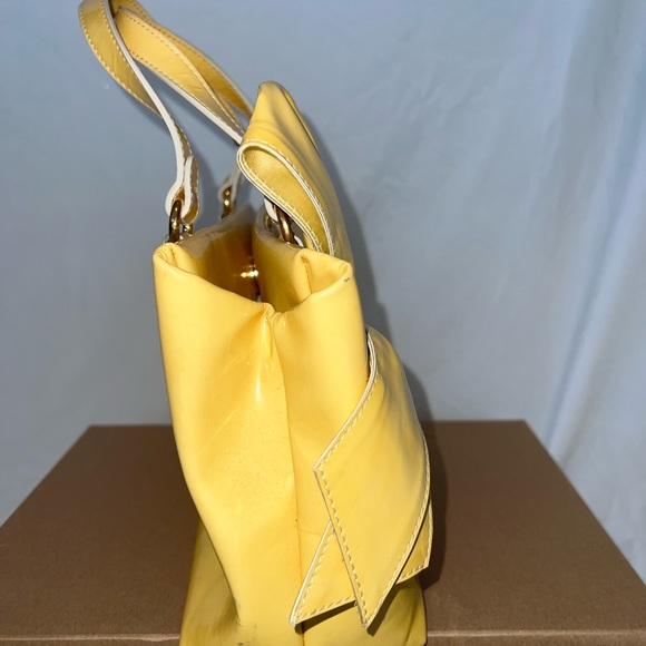 Valentino Yellow Patent Leather
Bow Tote - Picture 4 of 11